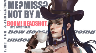 英雄联盟 € lol Ι凯特琳 皮城女警