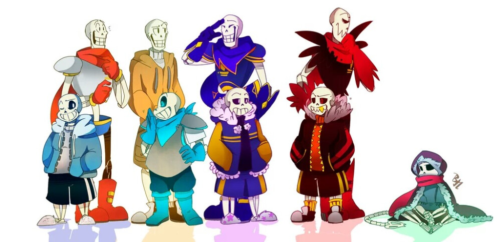 Tale&Swap&Outer&Fell&Gaster Blaster!Sans - 高清图片，堆糖，美图壁纸兴趣社区