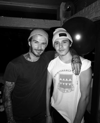 Brooklyn Beckham。大布。