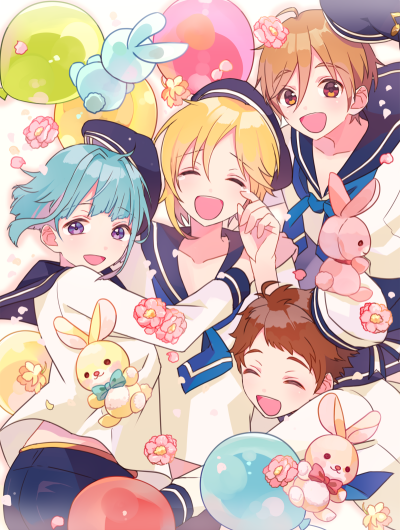 偶像夢幻祭/Ra*bits/紫之創 天滿光 真白友也 仁兔成鳴/侵權刪