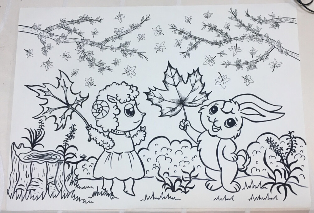 故事画《新年礼物》