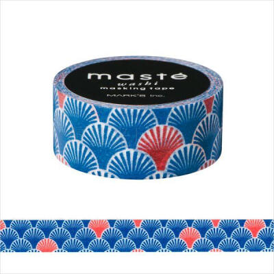 现货！【霁日光风】日本限定 正品 Mark's 海蓝 海浪 和柄 胶带