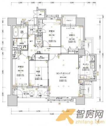 日本公寓户型图