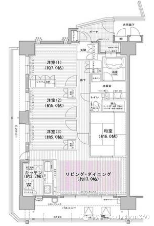 日本公寓户型图