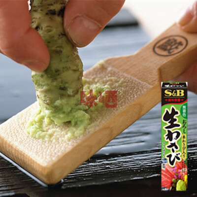 日本进口调味品 S&amp;B 无着色生芥末酱 寿司生鱼片43g 风味推荐6550