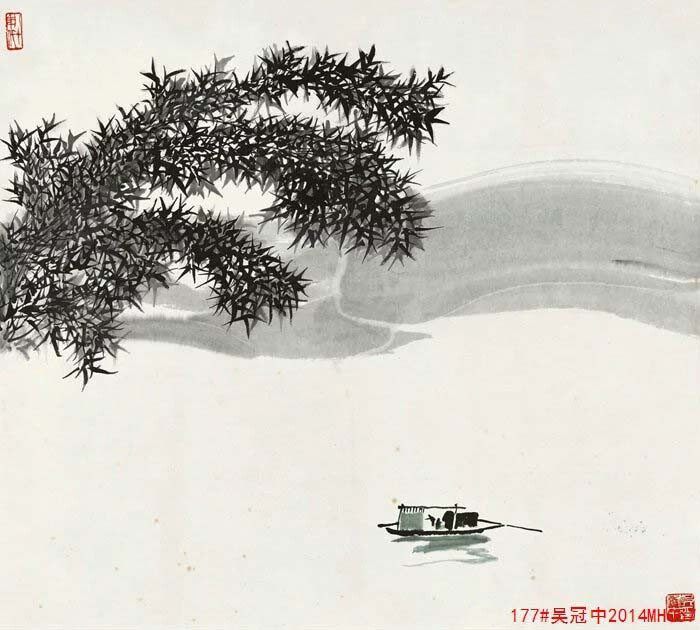 定制 中式风景画芯喷绘大幅中堂客厅壁画现代卧室书房装饰画心画布打印