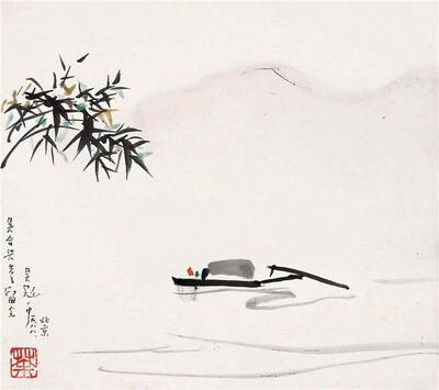 定制 中式风景画芯喷绘大幅中堂客厅壁画现代卧室书房装饰画心画布打印