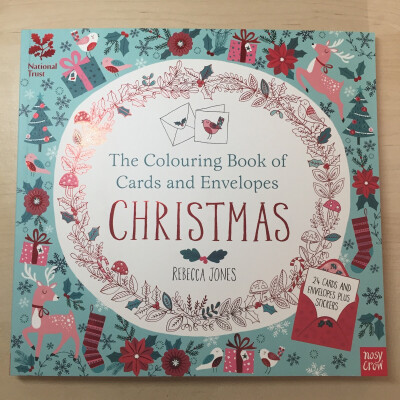 The Colouring Book of Cards and Envelopes: Christmas