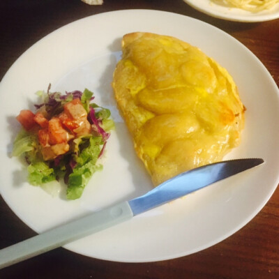 香蕉饺子，感觉略甜