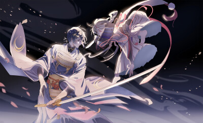 刀剑乱舞 画师：吓语 本作品pixiv id=61671903