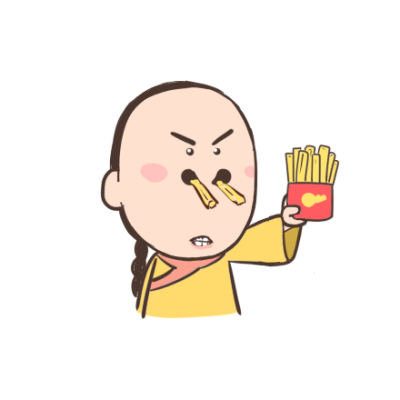 白背景简单头像