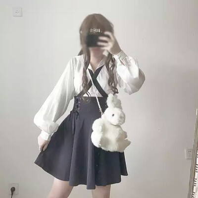 自制 错版绑带交叉背带裙