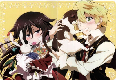 【来源网络】奥兹·贝萨流士&艾莉丝
奥兹·贝萨流士,日本漫画家望月淳的漫画作品《潘朵拉之心》中的男主角。金发碧眼的美少年,性格成熟温柔、活泼腹黑。掌握着阿比斯全部的关键少年,四大公爵贝萨流士家的下一任…