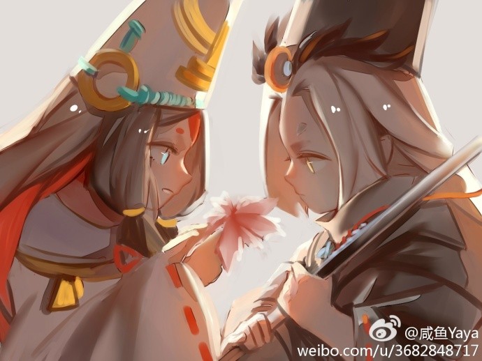 阴阳师黑白童子
