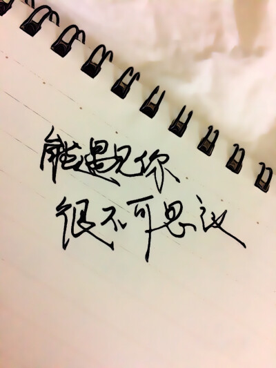 钢笔字。