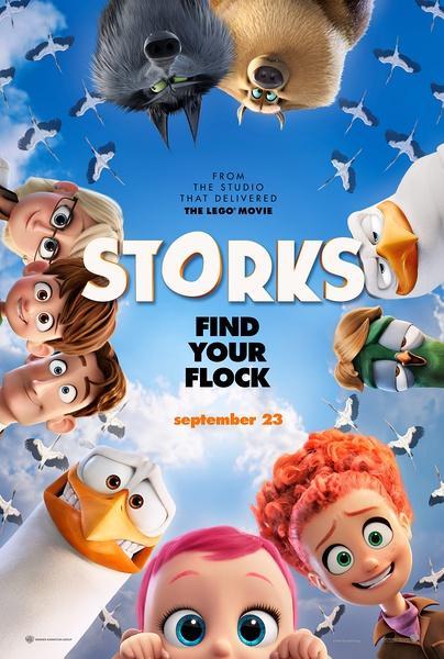 《逗鸟外传：萌宝满天飞》（Storks）是一部由尼古拉斯·斯托勒、道格·斯威特兰德执导，安迪·萨姆伯格、凯尔希·格兰莫、科甘-迈克尔·凯担任主要配音的电影，于2016年9月23日在美国与中国大陆同步上映。讲述了围绕“送子鹳”和天使宝宝们展开一连串让人啼笑皆非的故事。