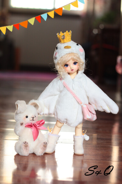 【蝴蝶结雪地靴】BJD SDM YOSD MDD HOLIDAY巨婴 IMDA3.0 1/4 1/6