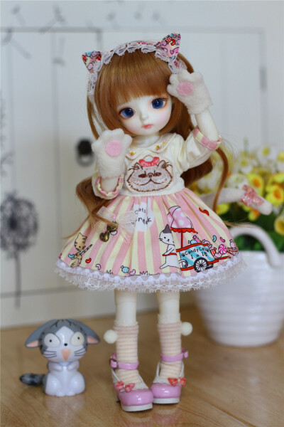 定制 【萌宝品阁】bjd6分/yosd/azone体【candy cats】套装