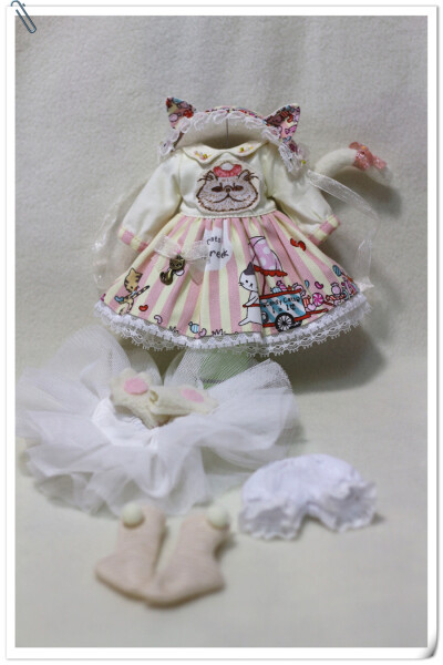 定制 【萌宝品阁】bjd6分/yosd/azone体【candy cats】套装