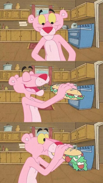 粉红豹壁纸软妹