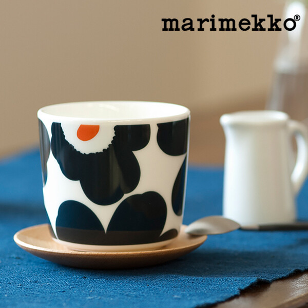 海外 Marimekko Unikko 日本限定款 手握 咖啡杯 在途