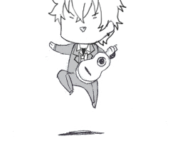 71沐湷搬运71偶像梦幻祭 es 大神晃牙 男子 少年 q版 gif 可爱 转