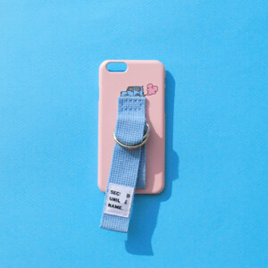 原创意粉蓝色腕带韩国ins爆款iphone6s76splus苹果7plus手机壳