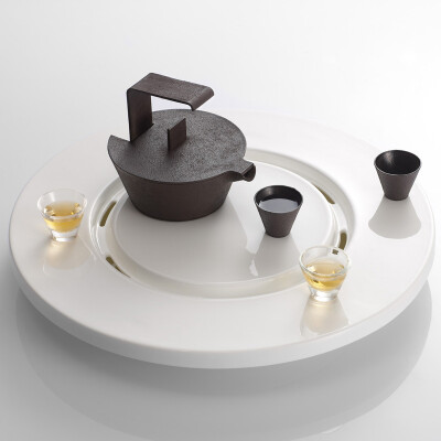 Zens哲品家居 ZK铸铁壶系列 煮水壶对杯白瓷茶盘 现货