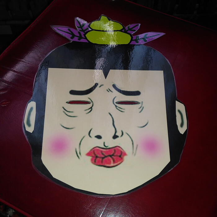 葫芦娃纸质面具