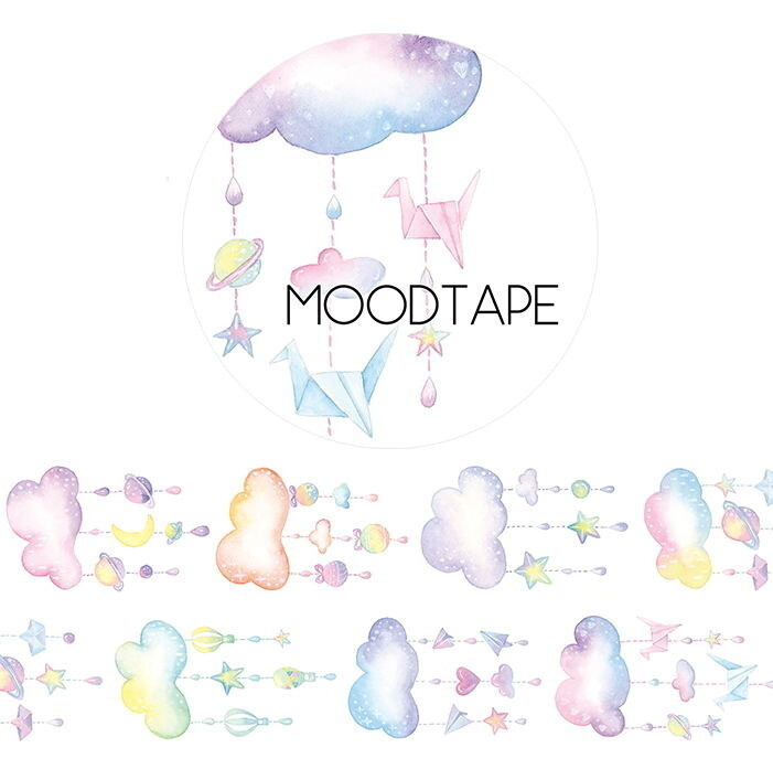 moodtape.浅听风吟 mood原创和纸胶带 35cm循环分装