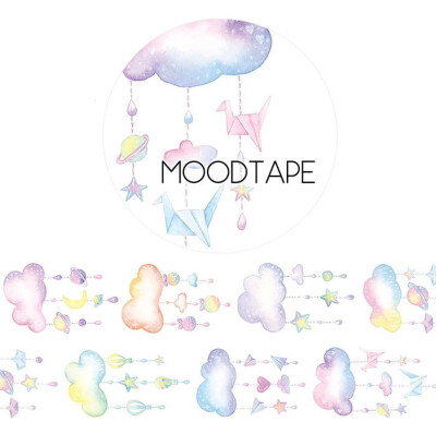 moodtape.浅听风吟 mood原创和纸胶带 35cm循环分装