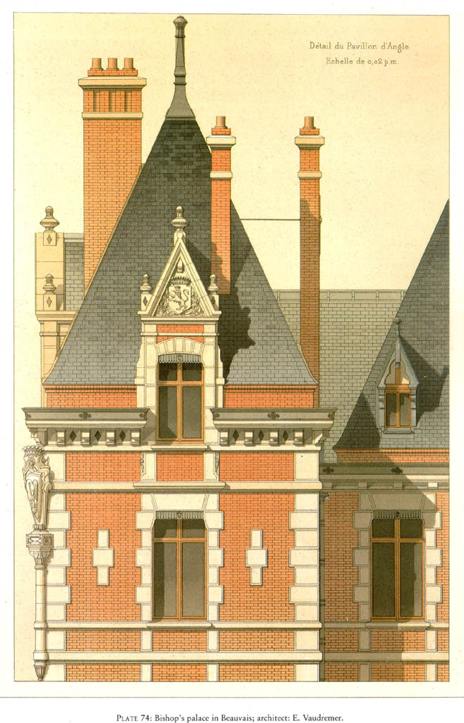 《Victorian Brick and Terra-Cotta Architecture》这是Pierre Chabat 编绘的一本良心好书，虽然叫维多利亚式，其实里面包含了很多乔治亚式的红砖建筑。除了严谨地再现了建筑结构，Chabat的精湛画工一直深得我心...曾经有一本实体书，但遗失已久。58幅云盘下载→O网页链接；亚马逊有实体书。 ????