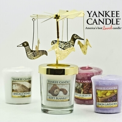 Yankee Candle扬基蜡烛香氛许愿蜡 香薰精油无烟浪漫烛光表白蜡烛