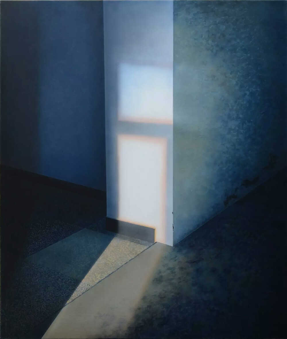 《光·2》，布面丙烯，150X130cm，2015 张利平