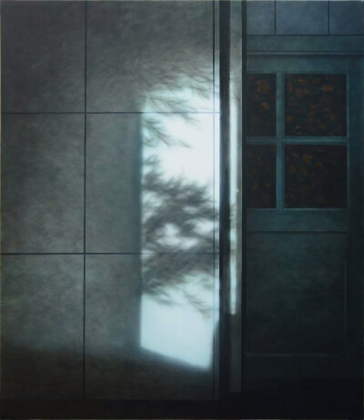 《光·3》，布面丙烯，150X130cm，2015 张利平