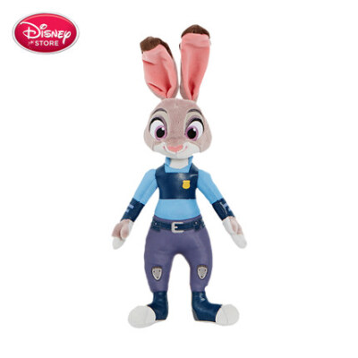 迪士尼商店 Disney Store 疯狂动物城 棉尾兔朱迪警官 毛绒公仔