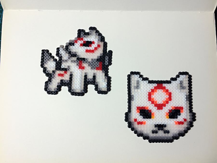 小小太阳神 拼豆