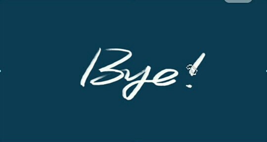 bye！