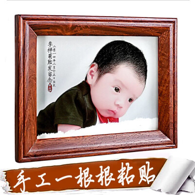 胎毛画，纪念版