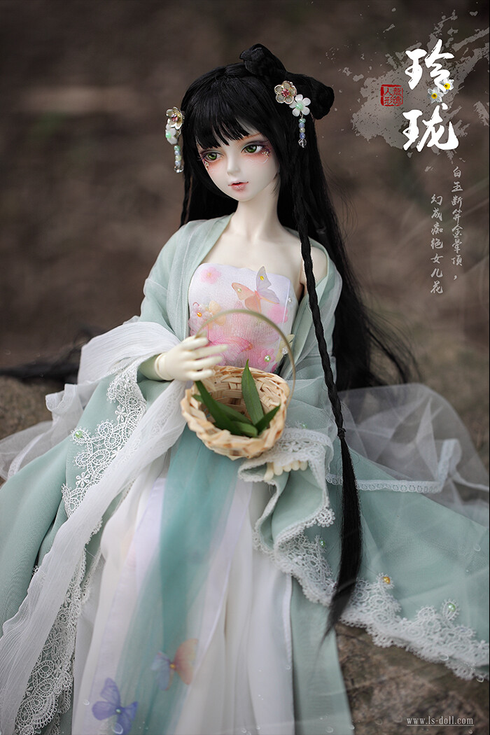 龙魂人形社 限定 异闻卷轴系列仙部 水仙花仙·玲珑 BJD SD 娃娃 动漫 玩具 人偶手办