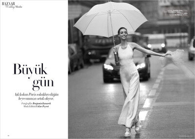 模特 Dajana Antic 为《Harper's Bazaar》杂志土耳其版2016年5月号拍摄「Büyük gün 大喜之日」主题时尚大片，在摄影师 Benjamin Kanarek 的镜头下，Dajana 身着 Bottega Veneta、Dior、Carven、Boss 等品牌时装出镜…