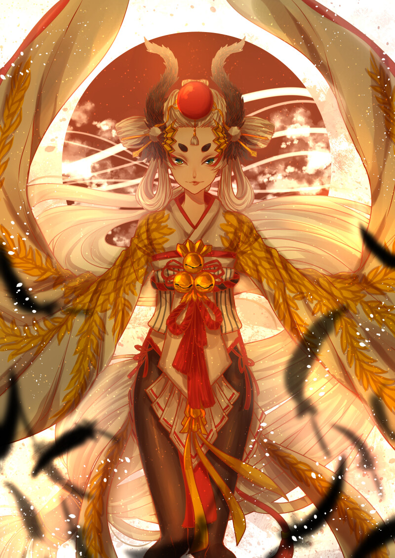 阴阳师姑获鸟画师泡啾本作品pixivid61804715