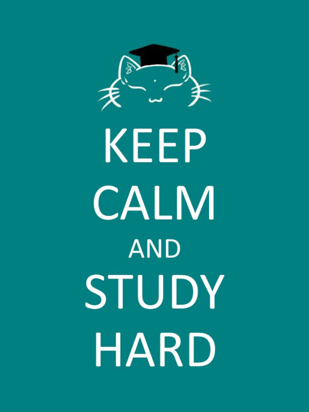 Keep calm and study hard 