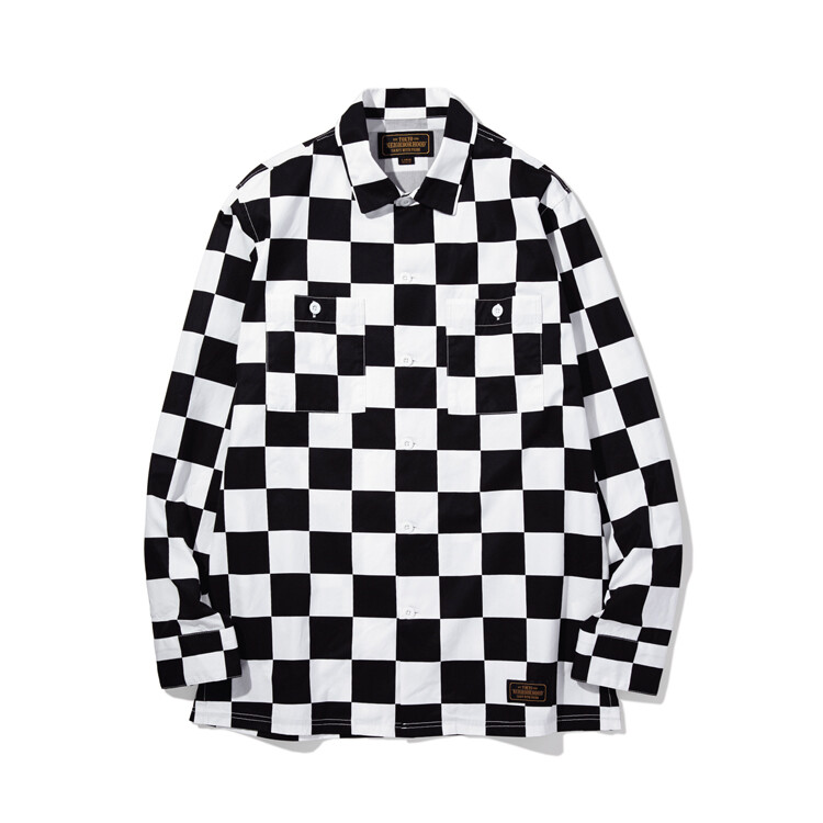 日本 潮玩艺 NEIGHBORHOOD 17SS CHECKERCSHIRT 长袖衬衫