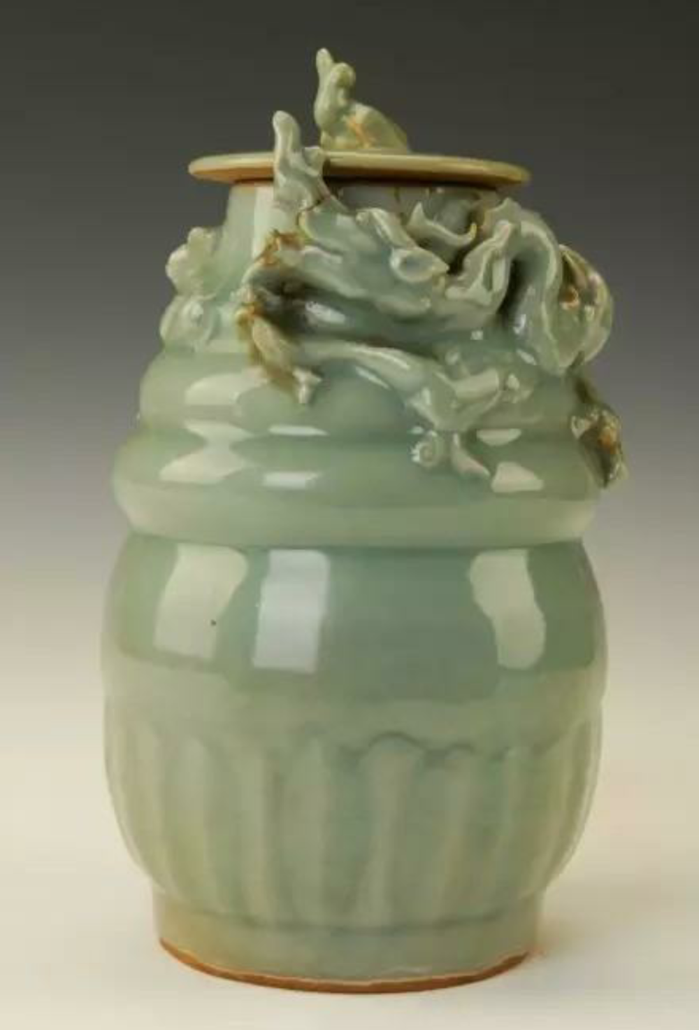 蟠龙瓶初为明器.因瓶的颈,肩处堆塑一条蟠龙,故名.