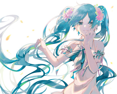 初音未来 画师：おむたつ 本作品pixiv id=61813692