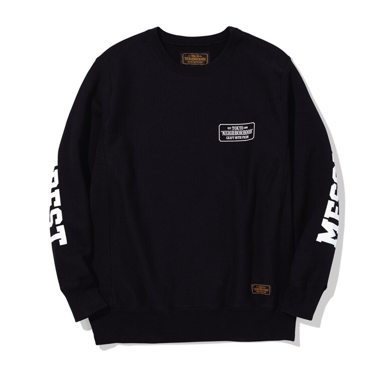 日本 潮玩艺 NEIGHBORHOOD 17SS 80CCREW.LS 男款卫衣