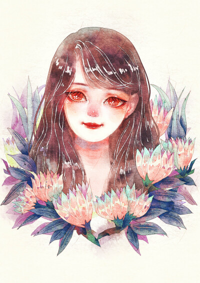 手绘#插画 作者:芜意