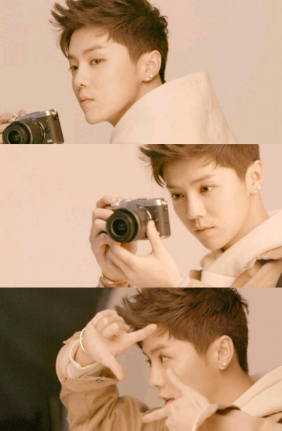 鹿晗 luhan 佳能 鹿晗×EOS m