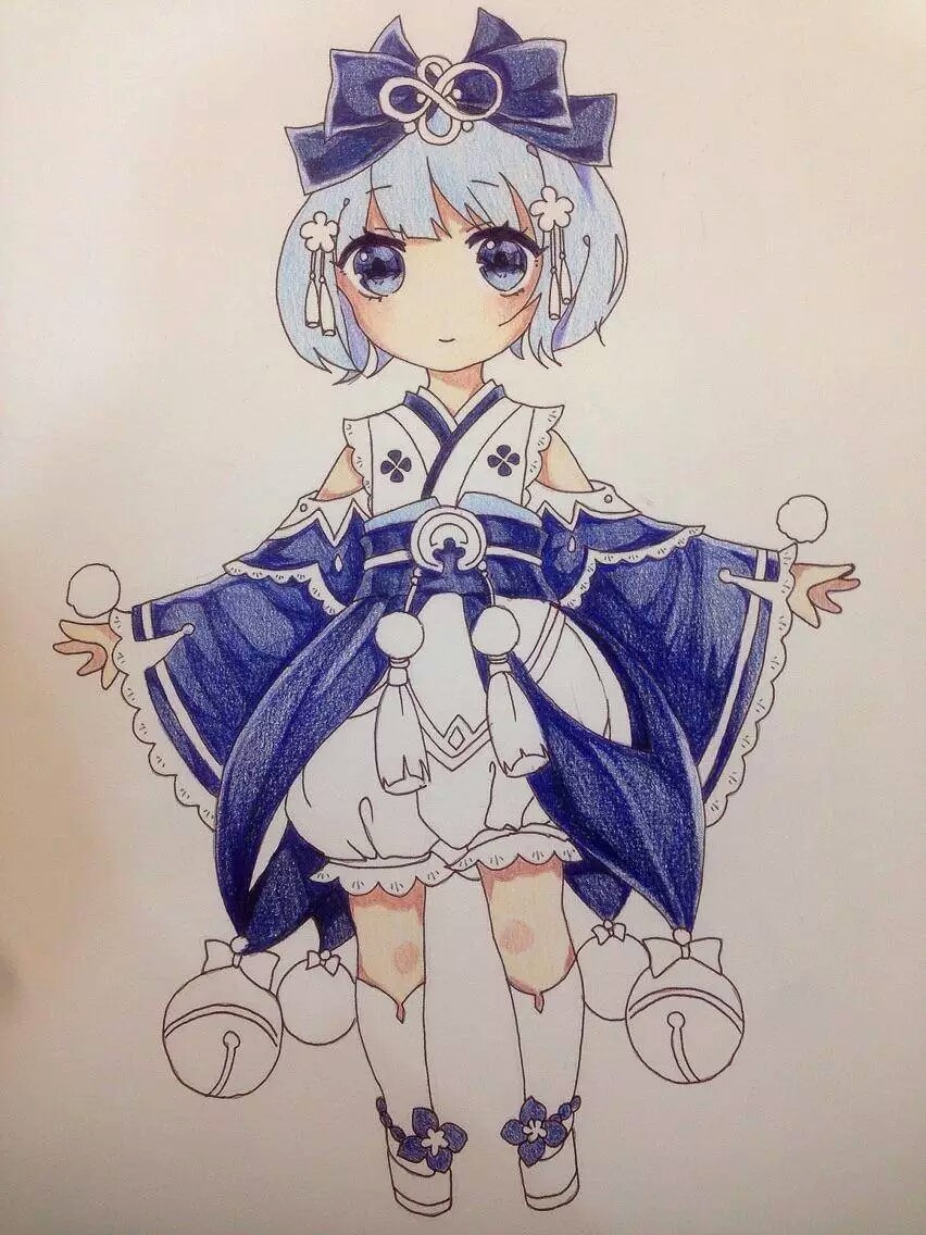 阴阳师手绘彩铅插画萤草来自兴趣部落的溪玖